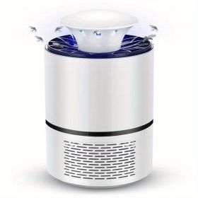 Bug Zapper; Fruit Fly Trap; Electric Mosquito & Fly Suppressor/Killer - Insect Lure Trap Powerful Small Gnats; Hanging Mosquito Light For Home; I (Color: White)
